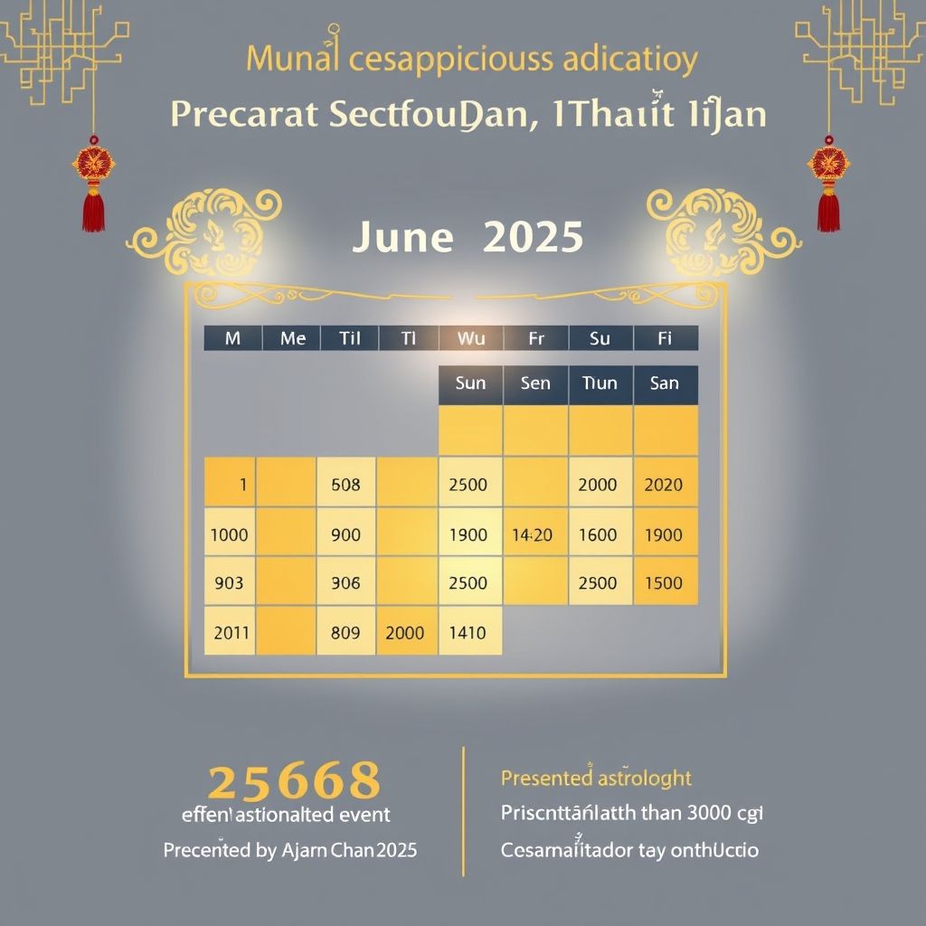 ฤกษ์ดีผ่าคลอดมิถุนายน 2568 ที่ห้ามพลาด โดย อ.ชัญ